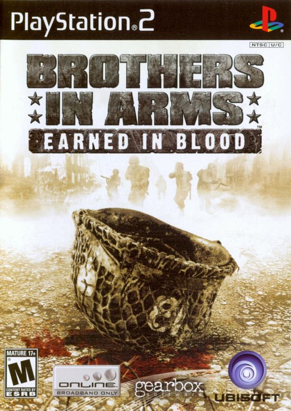 Brothers in Arms Earned in Blood box art for Xbox
